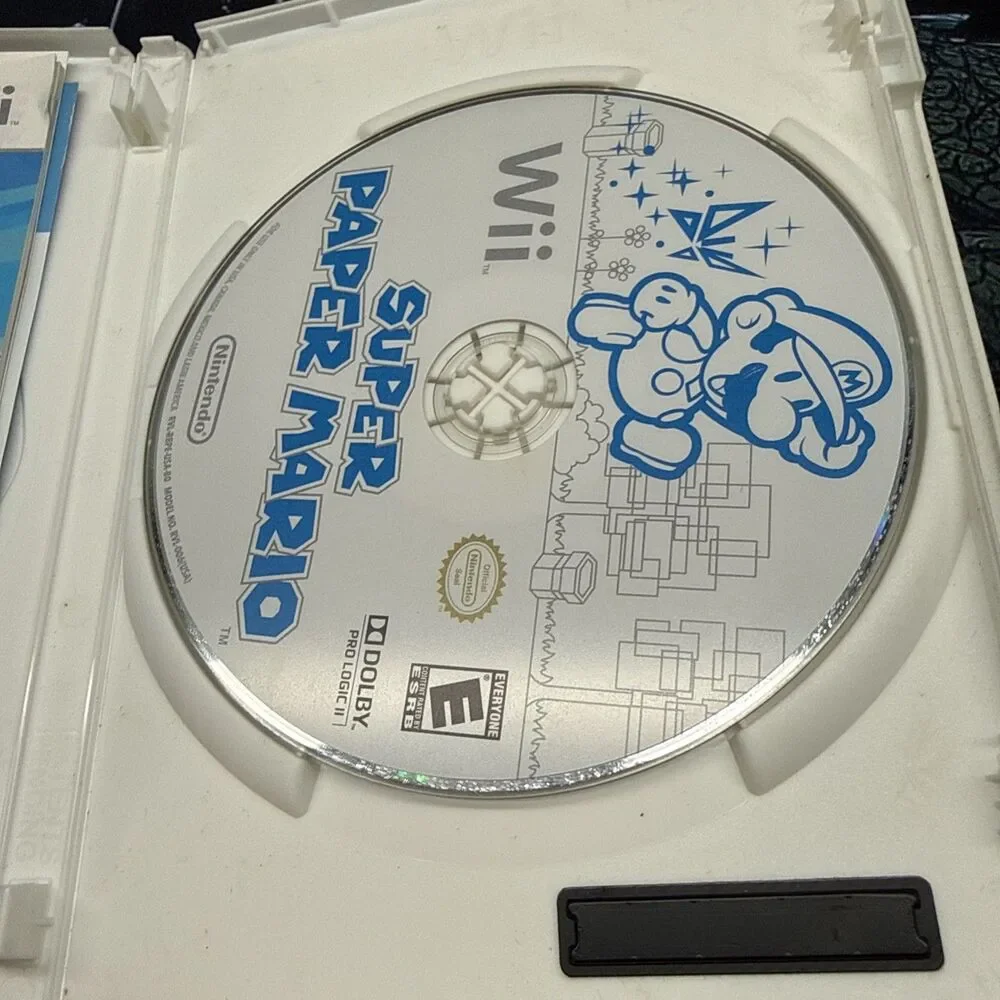 Super Paper Mario Nintendo Selects Edition (Nintendo Wii, 2007) CIB - Tested